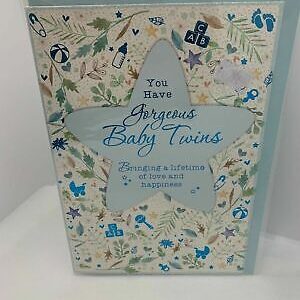 gorgeous baby twins  (Greeting Card)