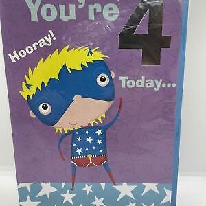 You're 4 Today ... (Greeting / Birthday Card)