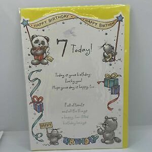 7 Today!  (Birthday Card / Greeting Card)