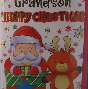 For a Special Grandson (Christmas Greeting Card)