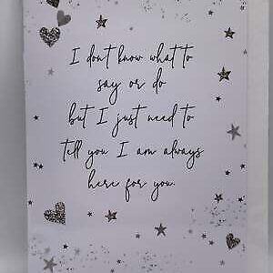 I am always here for you (Inspirational Greeting Card)