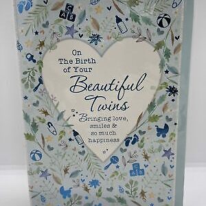 On The Birth of Your Beautiful Twins (Greeting Card)