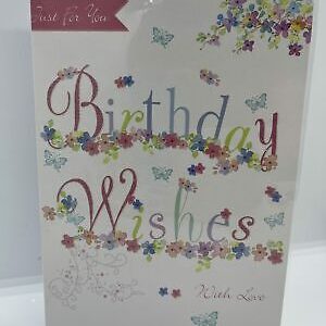 Just for You Birthday Wishes with Love (Greeting / Birthday Card)