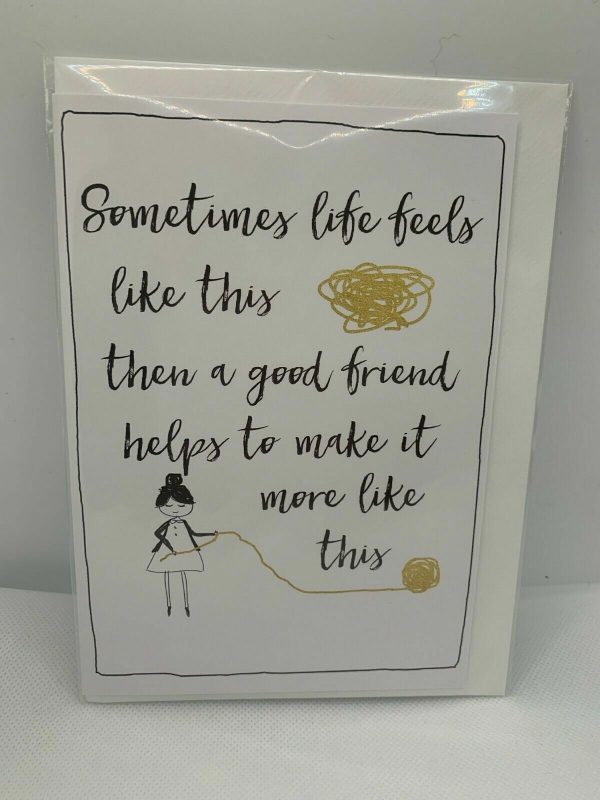 Uplifting good friend card ( Greeting Card ) - Image 2