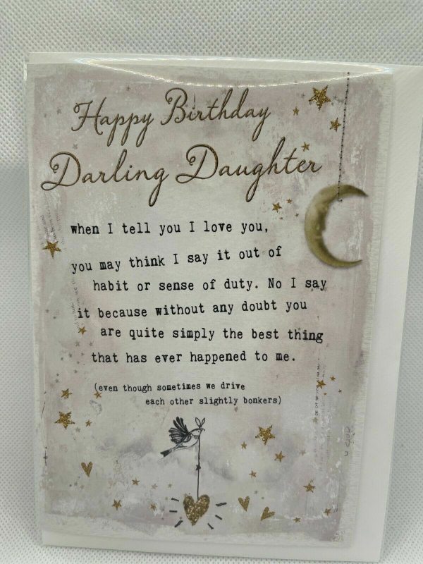 Happy Birthday Darling Daughter (Birthday Greeting Card) - Image 2