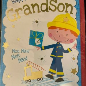 Happy Birthday Grandson (Birthday / Greeting Card)