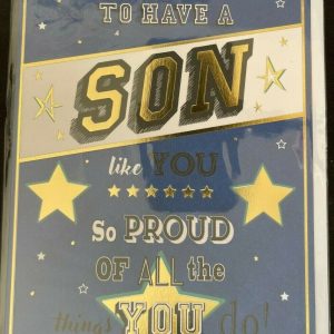 So Great to have a Son like you  (Greeting Card)