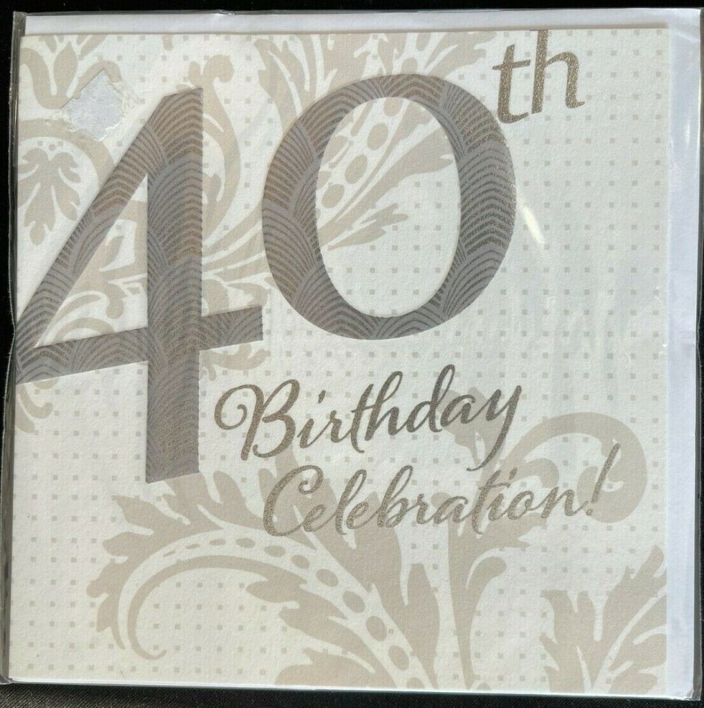 40th Birthday Celebration (Birthday / Greeting Card)