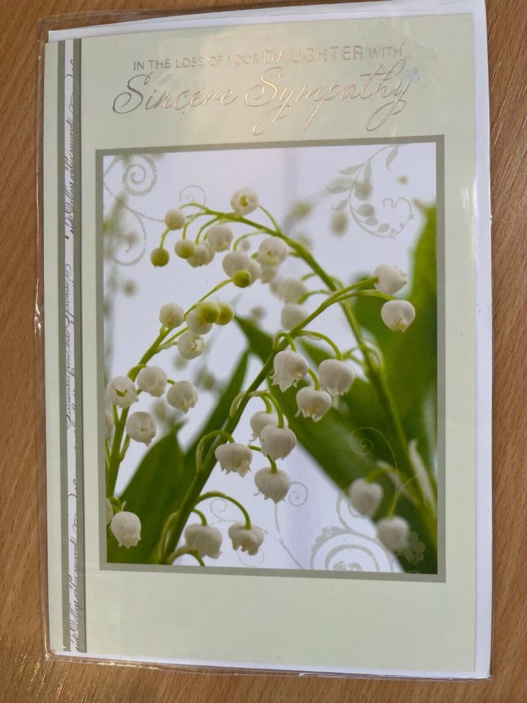 In the Loss of Your Daughter (Sympathy Card)