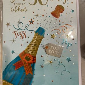 You're 30 Today Time to celebrate! (Birthday/Greeting Card)