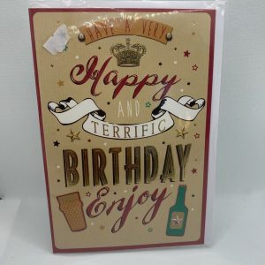 Have A Happy And Terrific Birthday Enjoy (Greeting Card)