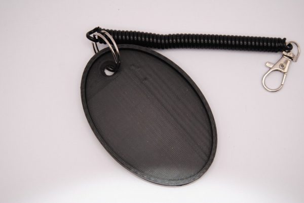 Motorcycle Motorbike Oval Bike Side Stand Pad Puc/Puk/Puck - Black - 3d printed