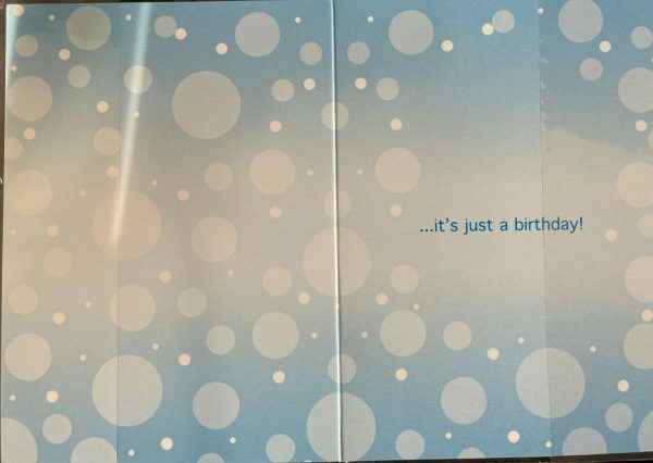Get Over It - Birthday 3D Card  (Greeting Card) - Image 2