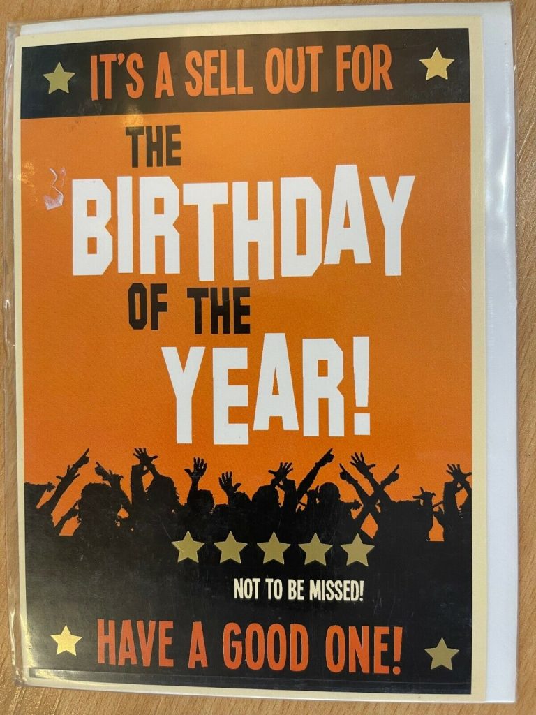 The Birthday of The Year (Greeting / Birthday Card)