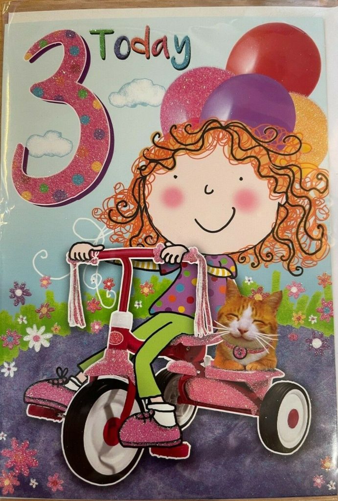 3 Today  (Birthday Card / Greeting Card)