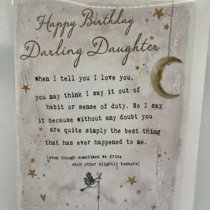 Happy Birthday Darling Daughter (Birthday Greeting Card)