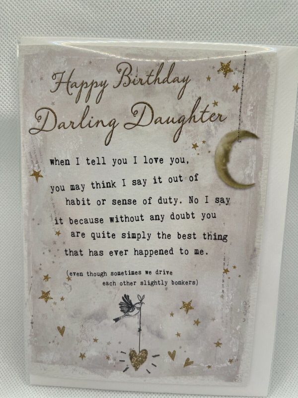 Happy Birthday Darling Daughter (Birthday Greeting Card)