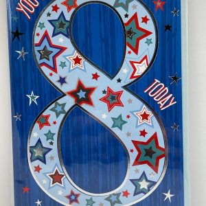 You're 8 Today (Birthday Greeting Card)