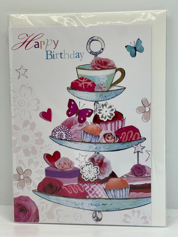 4 x Happy Birthday Cards  (Birthday Greeting Cards) - Image 3