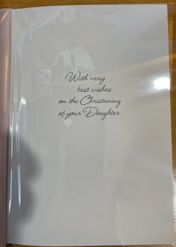 On the Christening of Your Baby Girl  (Greeting Card) - Image 2