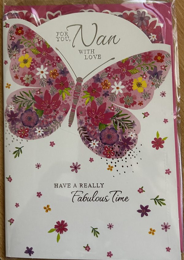 For You Nan With Love (Birthday Greeting Card)