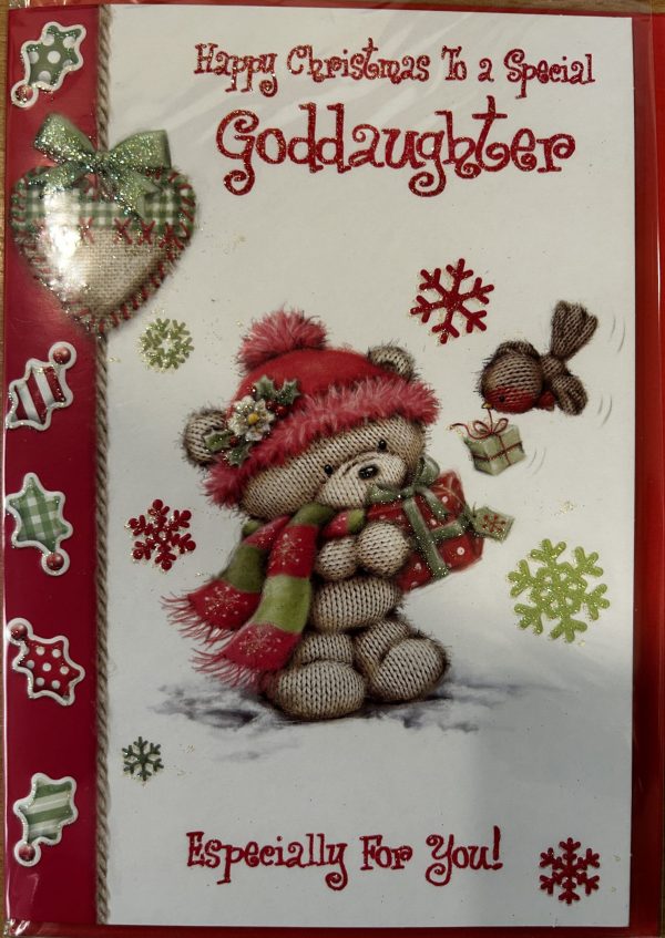 Happy Christmas to a Special Goddaughter  (Christmas Greeting Card)