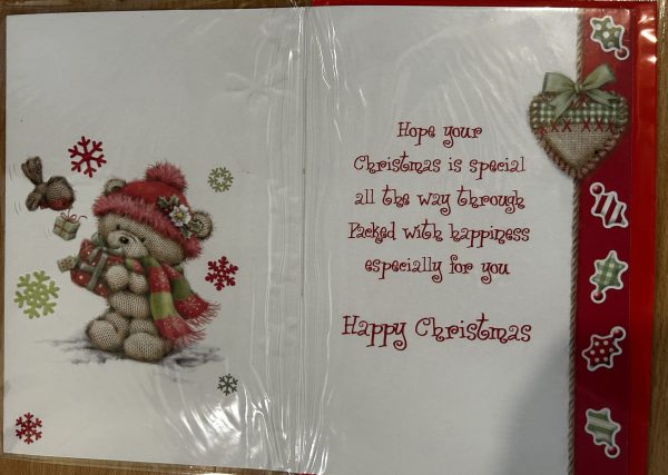 Happy Christmas to a Special Goddaughter  (Christmas Greeting Card) - Image 3