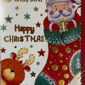 For a Special Grandson Happy Christmas (Christmas Greeting Card)