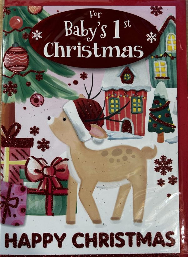 For Baby's 1st Christmas  (Christmas Greeting Card)