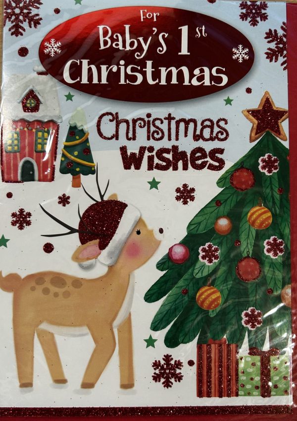 For Baby's 1st Christmas  (Christmas Greeting Card)