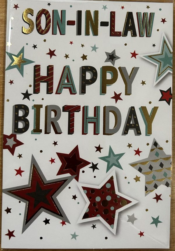 Son-In-Law Happy Birthday (Birthday Greeting Card)