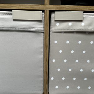 Label / Tabs for Drona box / Kallax Unit - Set of 4