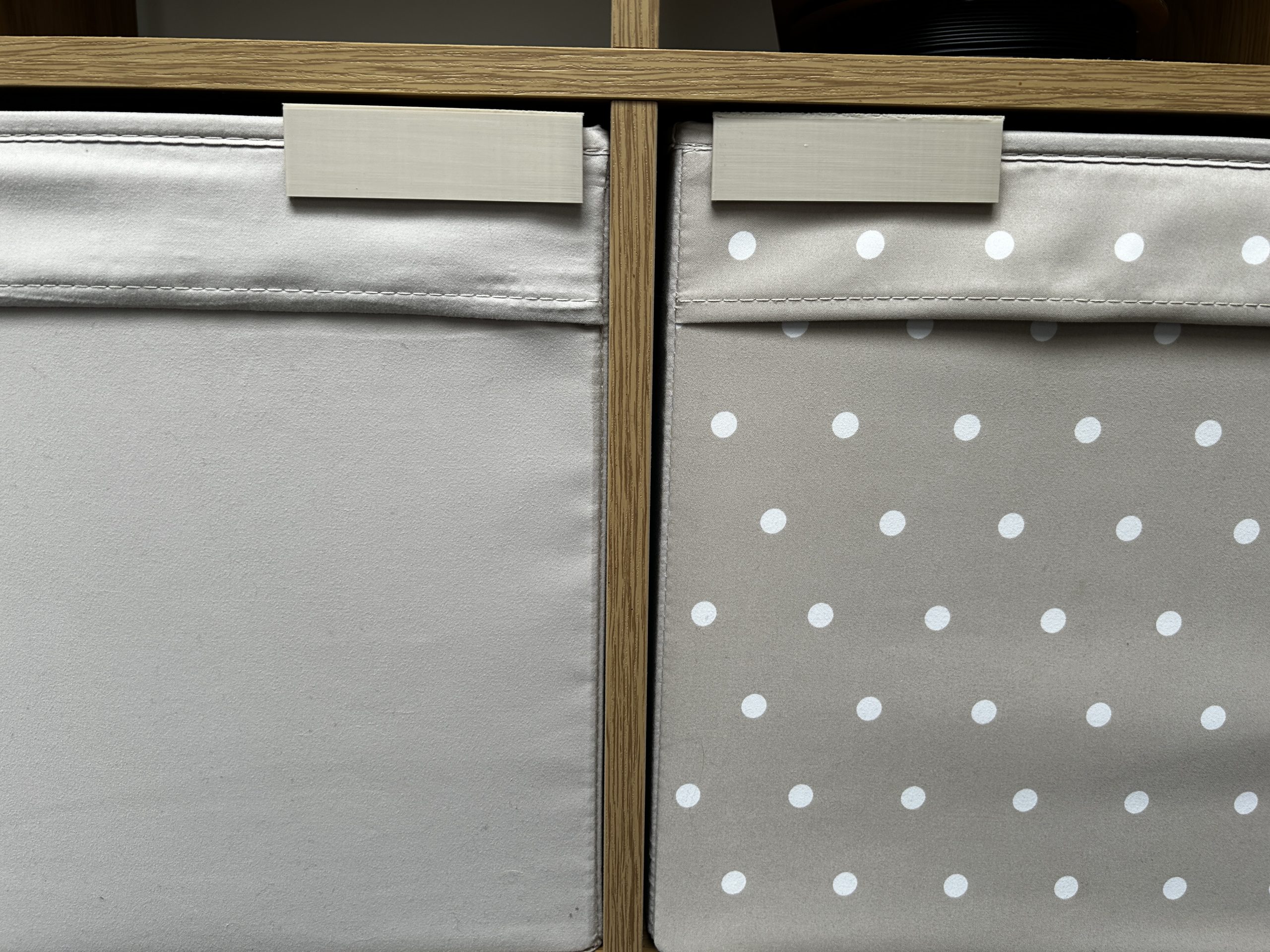 Label / Tabs for Drona box / Kallax Unit - Set of 4