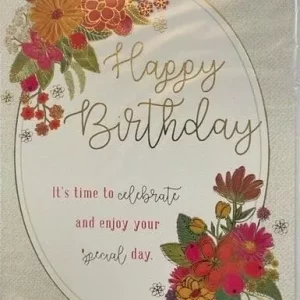 Happy Birthday It's Time to Celebrate (Greeting / Birthday Card)