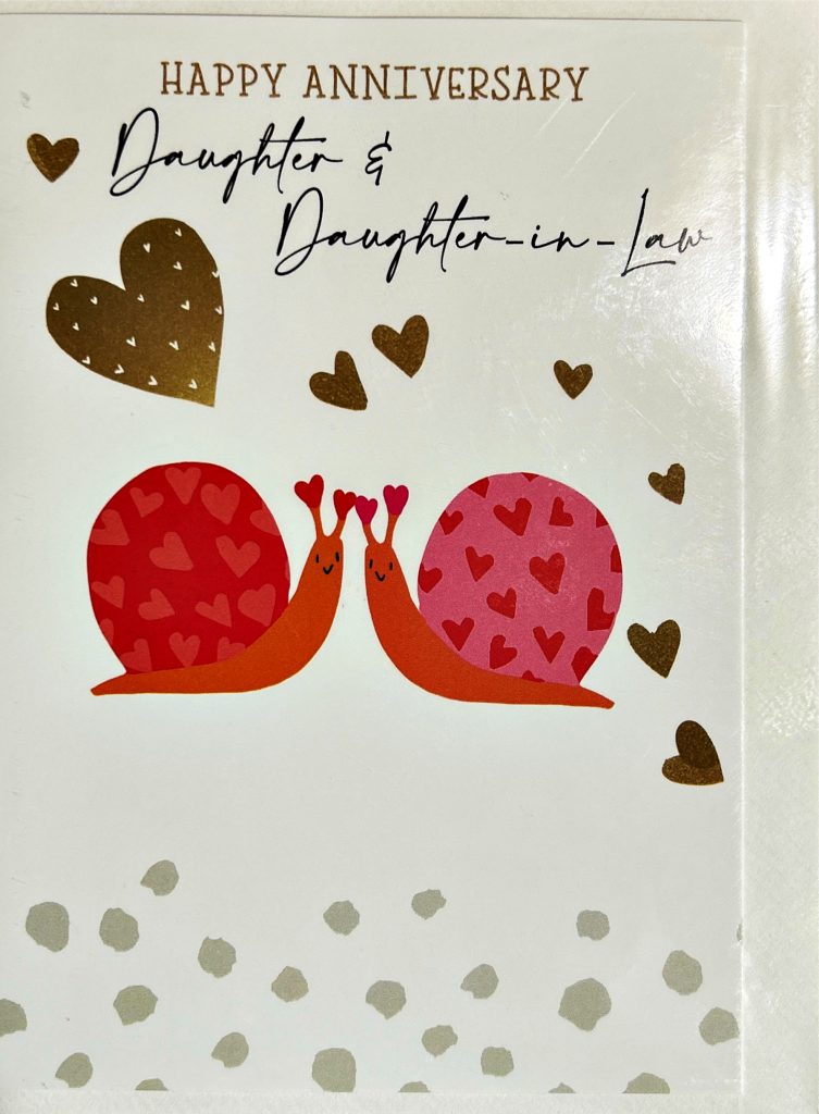 Happy Anniversary Daughter & Daughter-in-Law (Anniversary Greeting Card)
